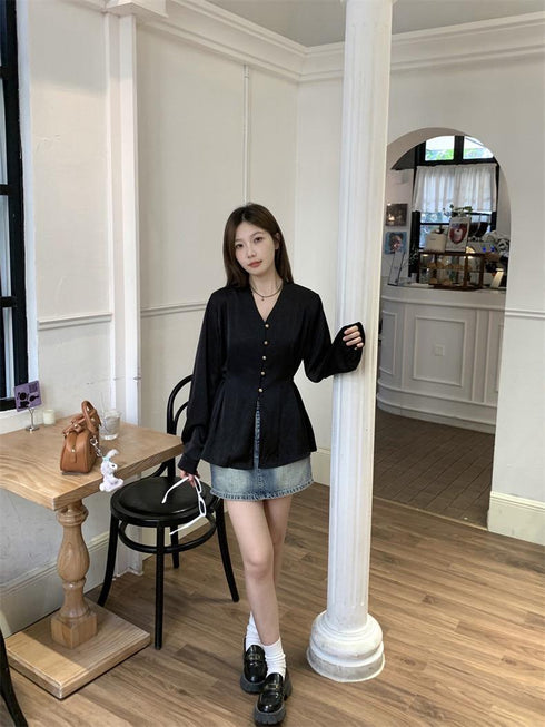 Women High Quality Satin Tops